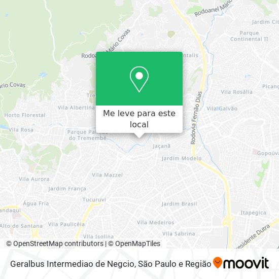 Geralbus Intermediao de Negcio mapa