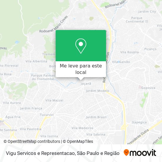 Vigu Servicos e Representacao mapa