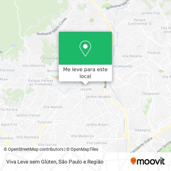 Viva Leve sem Glúten mapa