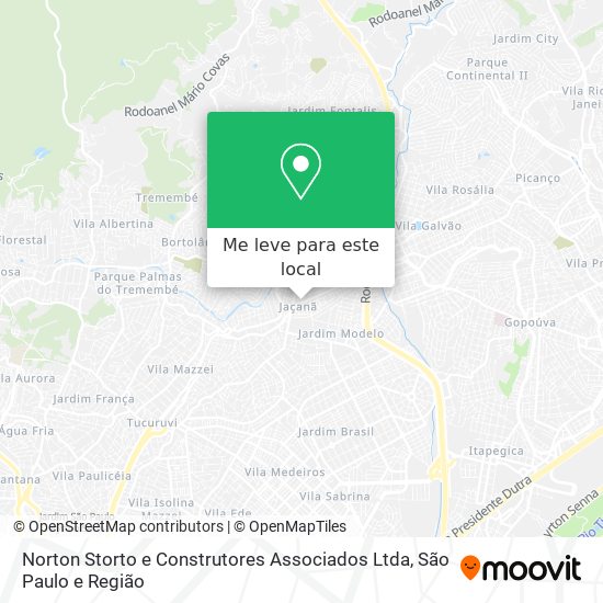 Norton Storto e Construtores Associados Ltda mapa