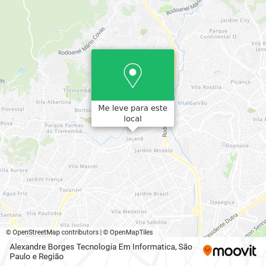 Alexandre Borges Tecnologia Em Informatica mapa