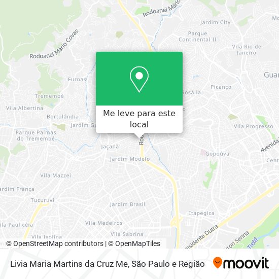 Livia Maria Martins da Cruz Me mapa