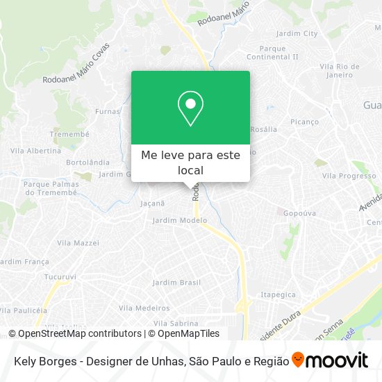 Kely Borges - Designer de Unhas mapa