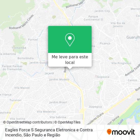 Eagles Force S Seguranca Eletronica e Contra Incendio mapa