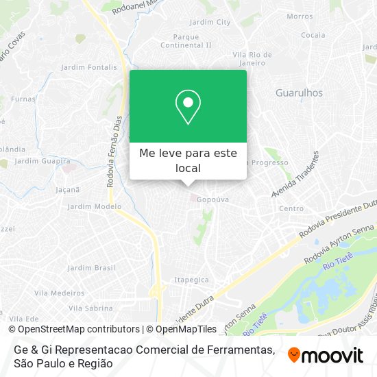 Ge & Gi Representacao Comercial de Ferramentas mapa