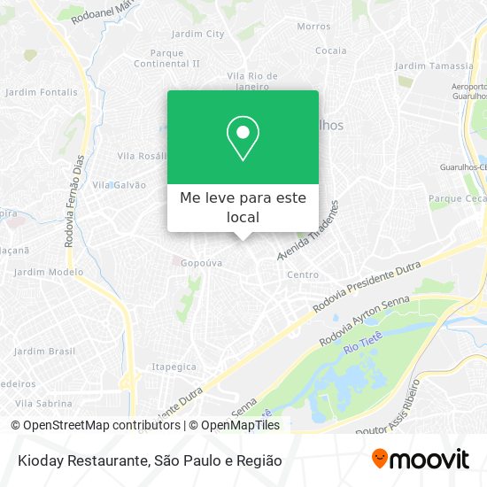 Kioday Restaurante mapa