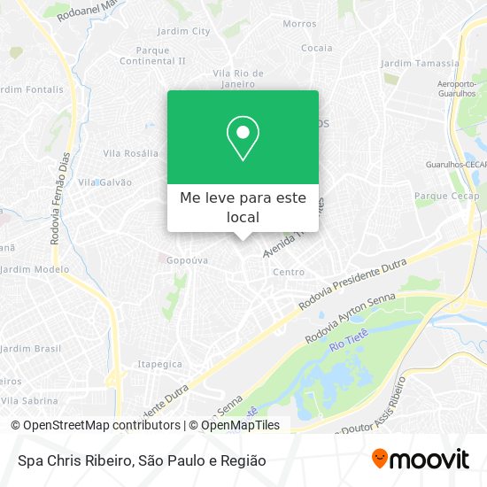 Spa Chris Ribeiro mapa