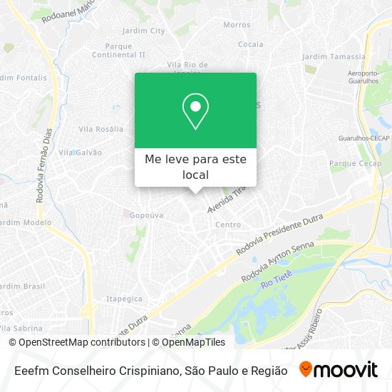 Eeefm Conselheiro Crispiniano mapa