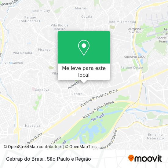 Cebrap do Brasil mapa