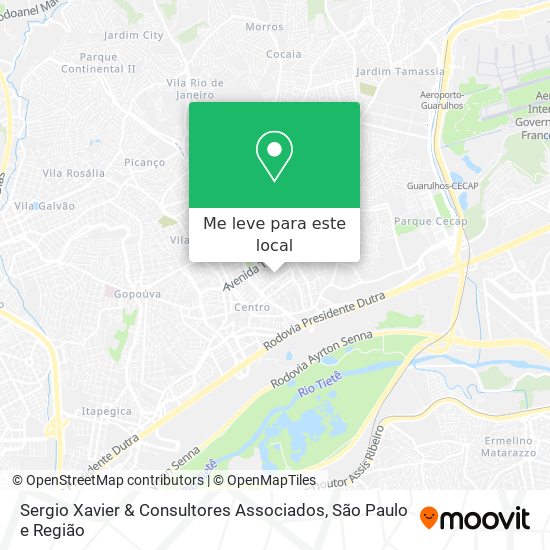 Sergio Xavier & Consultores Associados mapa