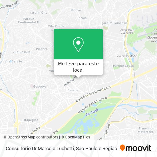 Consultorio Dr.Marco a Luchetti mapa