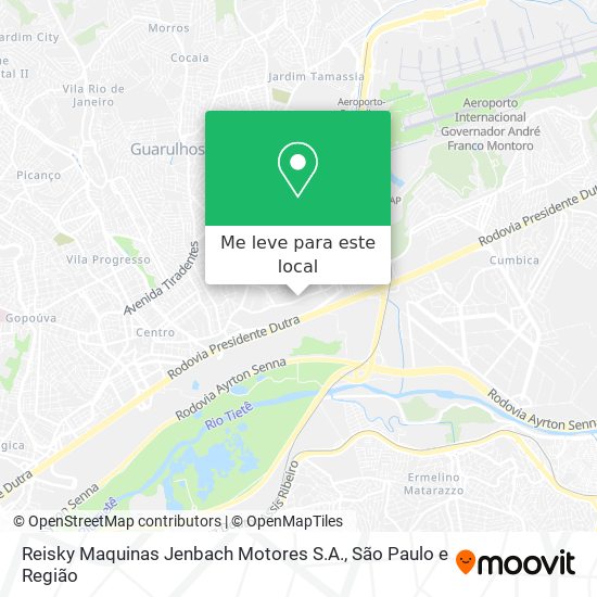 Reisky Maquinas Jenbach Motores S.A. mapa