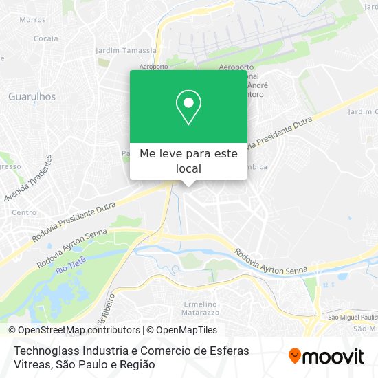 Technoglass Industria e Comercio de Esferas Vitreas mapa