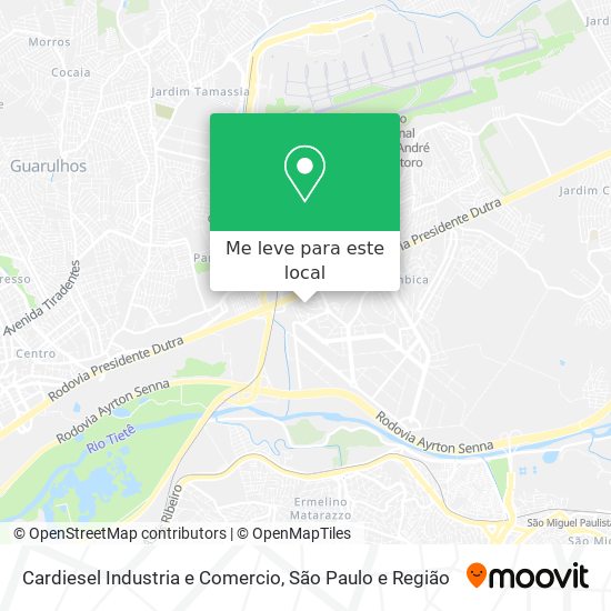 Cardiesel Industria e Comercio mapa