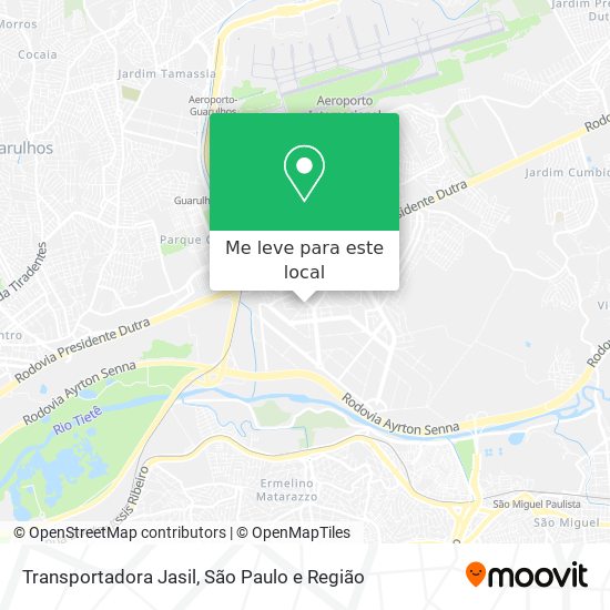 Transportadora Jasil mapa