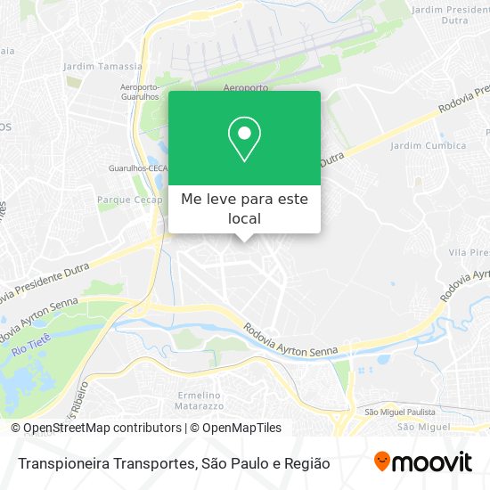 Transpioneira Transportes mapa