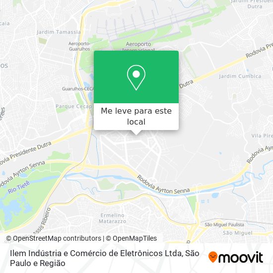 Ilem Indústria e Comércio de Eletrônicos Ltda mapa