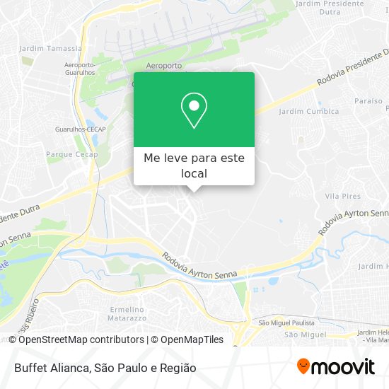 Buffet Alianca mapa