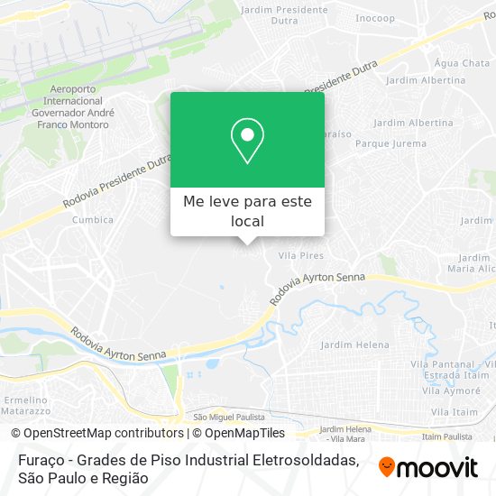 Furaço - Grades de Piso Industrial Eletrosoldadas mapa