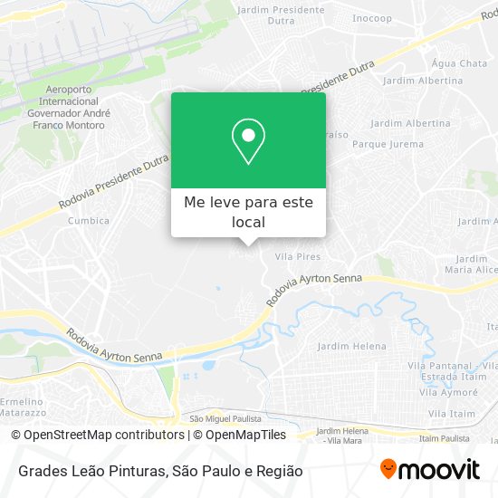 Grades Leão Pinturas mapa