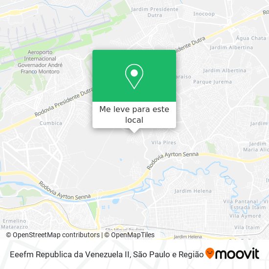 Eeefm Republica da Venezuela II mapa