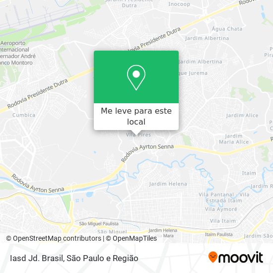 Iasd Jd. Brasil mapa