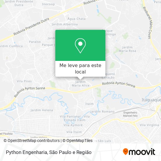 Python Engenharia mapa