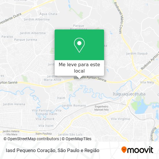Iasd Pequeno Coração mapa