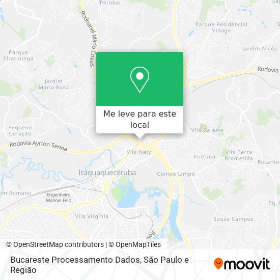 Bucareste Processamento Dados mapa