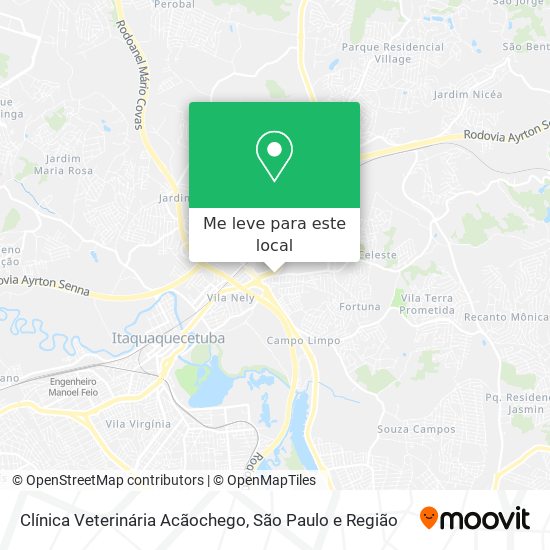 Clínica Veterinária Acãochego mapa