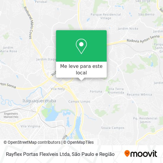 Rayflex Portas Flexíveis Ltda mapa