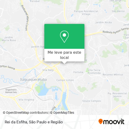 Rei da Esfiha mapa