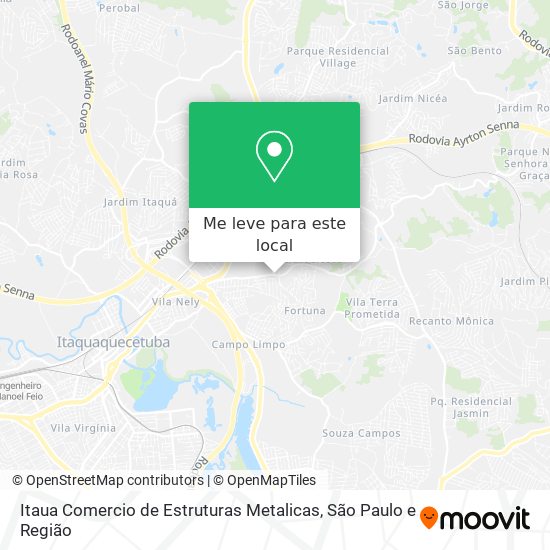 Itaua Comercio de Estruturas Metalicas mapa
