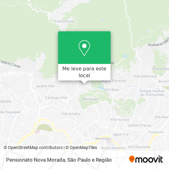 Pensionato Nova Morada mapa