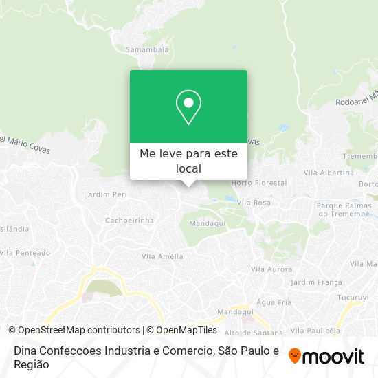 Dina Confeccoes Industria e Comercio mapa