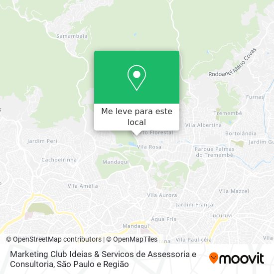 Marketing Club Ideias & Servicos de Assessoria e Consultoria mapa