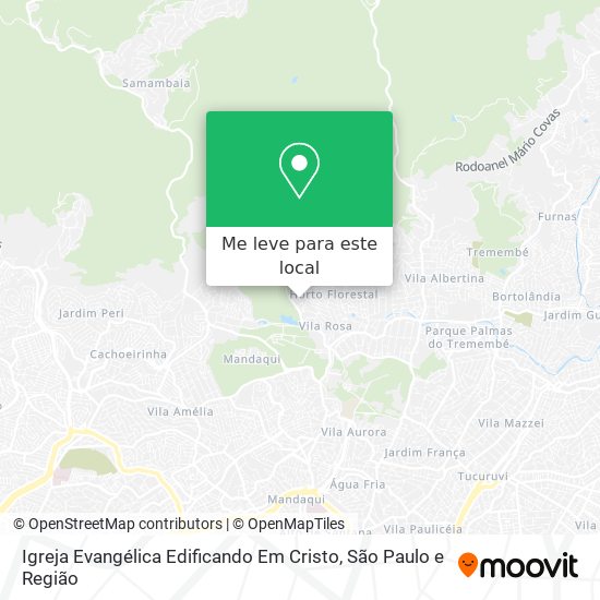 Igreja Evangélica Edificando Em Cristo mapa