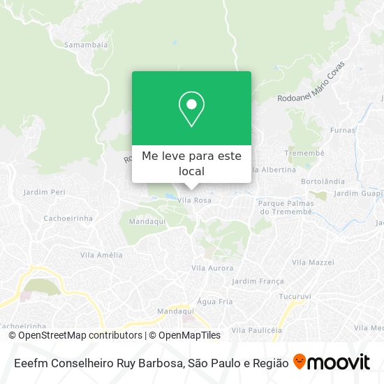 Eeefm Conselheiro Ruy Barbosa mapa