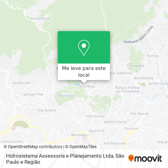 Hidrosistema Assessoria e Planejamento Ltda mapa