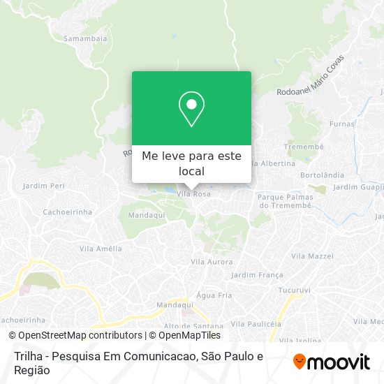 Trilha - Pesquisa Em Comunicacao mapa