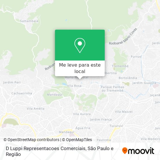 D Luppi Representacoes Comerciais mapa
