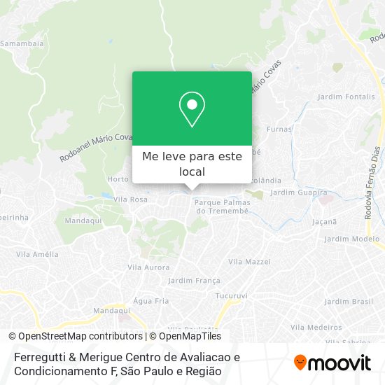 Ferregutti & Merigue Centro de Avaliacao e Condicionamento F mapa