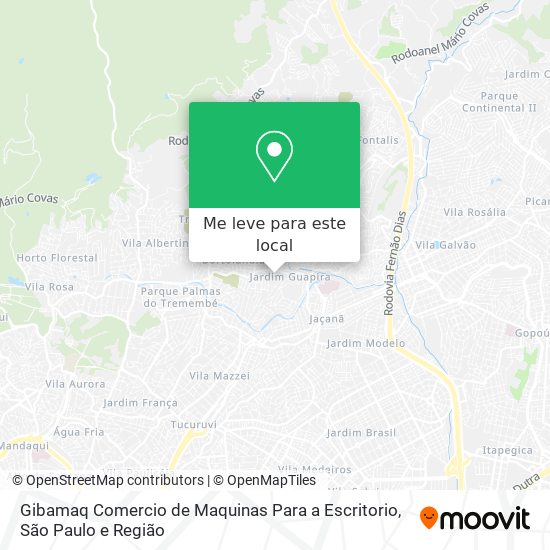 Gibamaq Comercio de Maquinas Para a Escritorio mapa