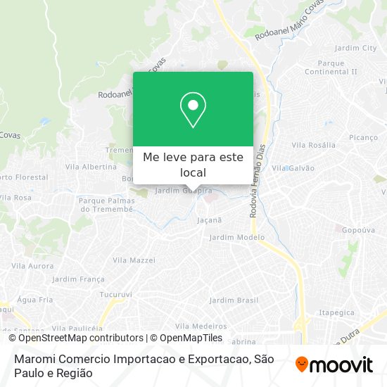 Maromi Comercio Importacao e Exportacao mapa