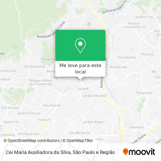 Cei Maria Auxiliadora da Silva mapa