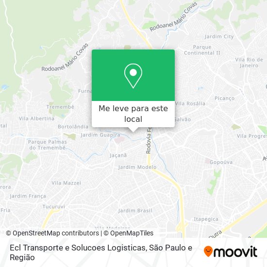 Ecl Transporte e Solucoes Logisticas mapa