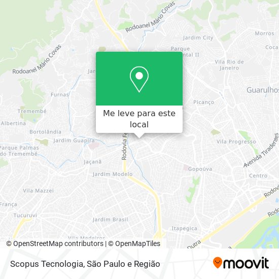 Scopus Tecnologia mapa