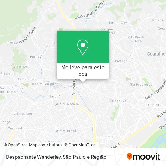 Despachante Wanderley mapa