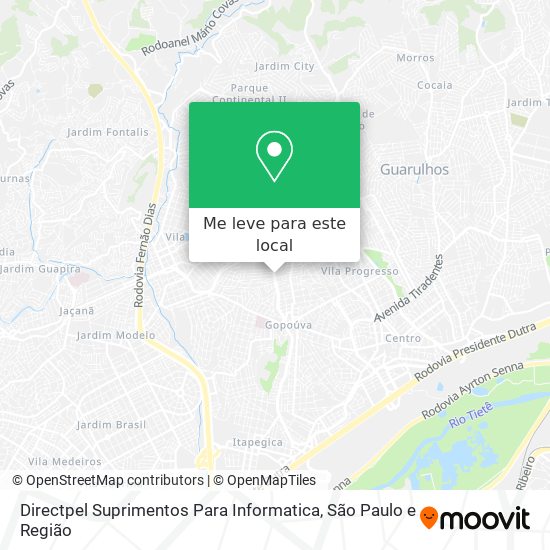Directpel Suprimentos Para Informatica mapa