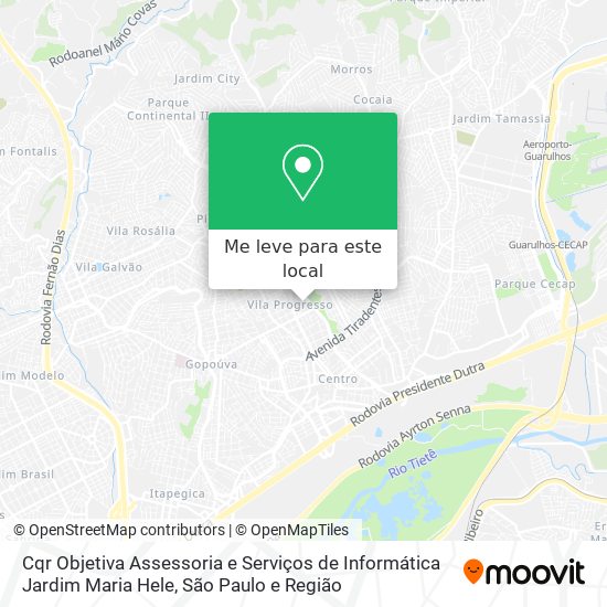Cqr Objetiva Assessoria e Serviços de Informática Jardim Maria Hele mapa